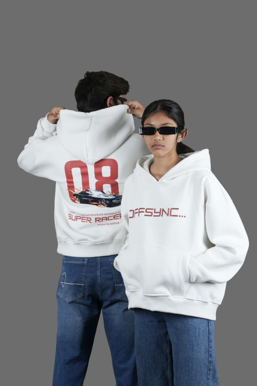 SUPER RACES OVERSIZED HOODIE