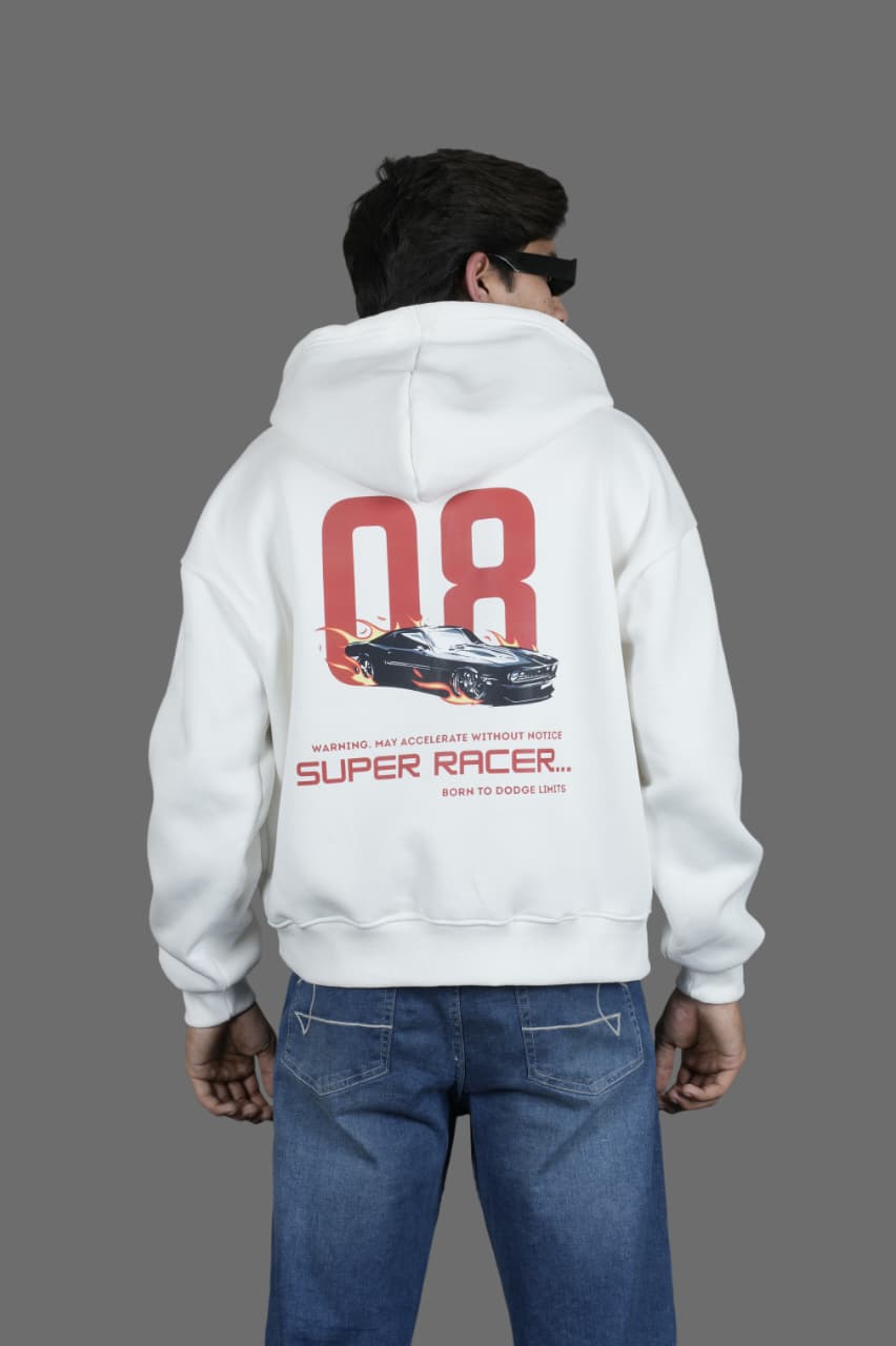 SUPER RACES OVERSIZED HOODIE