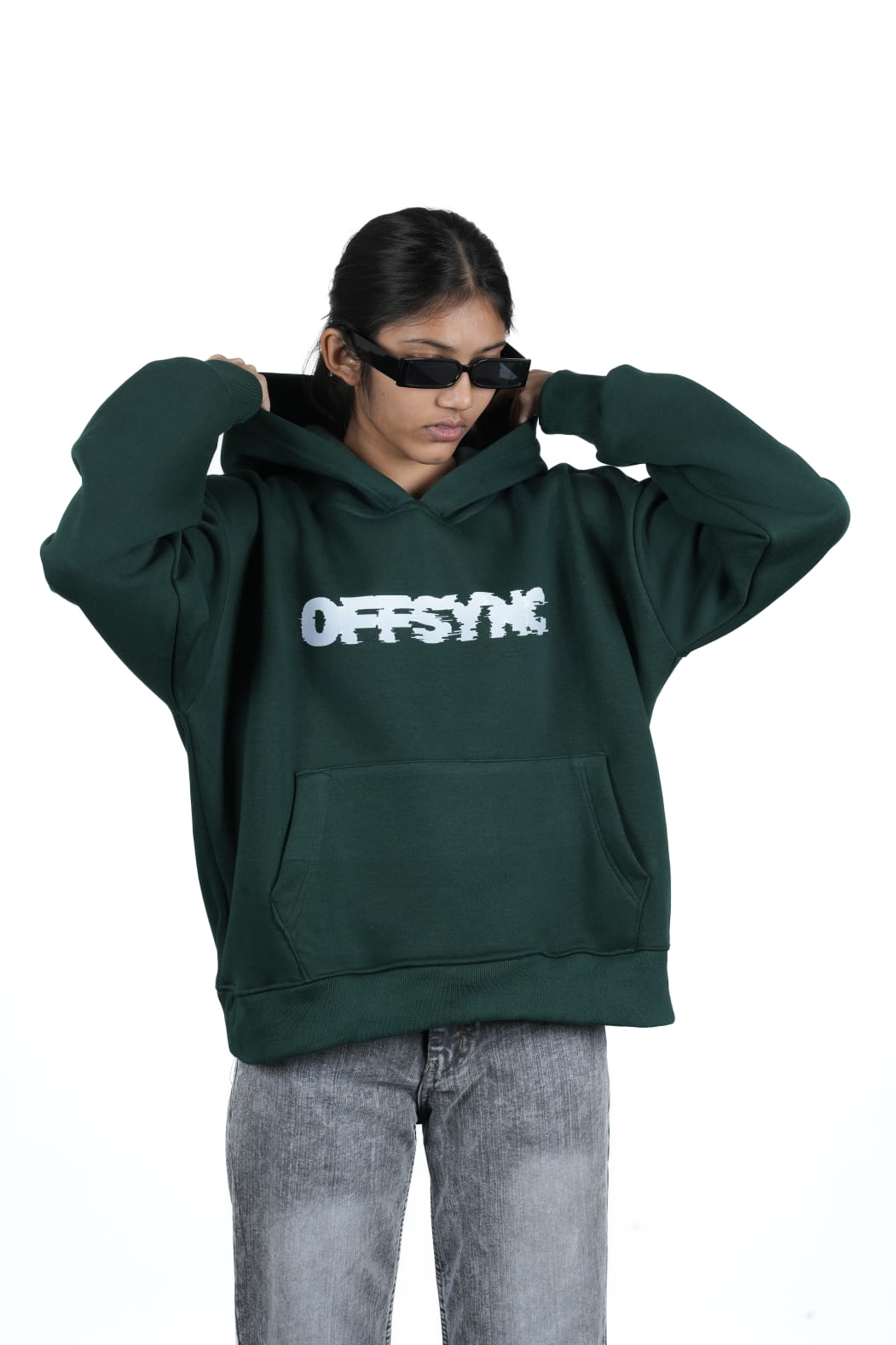 TRACK CONQUEROR OVERSIZED HOODIE